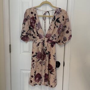 Floral V-Neck Dress